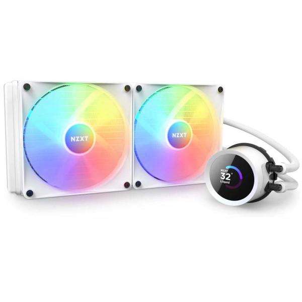NZXT 液晶搭載水冷CPUクーラー 発光ファン KRAKEN RGB 280 280mm