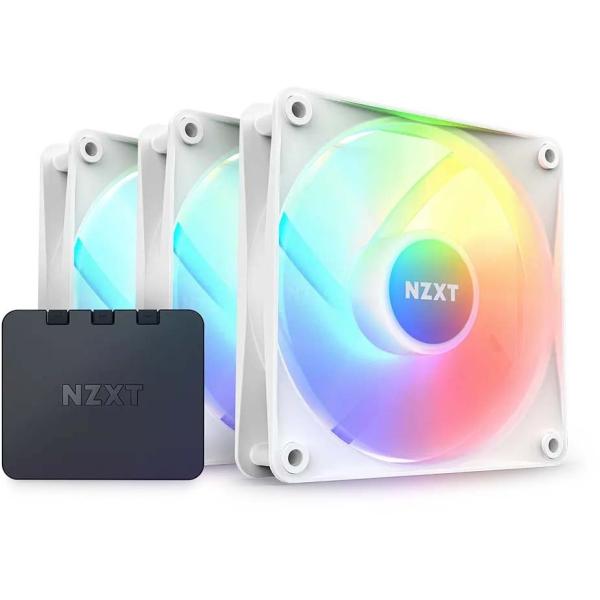 PC用ファン・クーラー NZXT F120RGB 120mm x3 & RGB Amazon | NZXT F120RGB 120mm x3 RGBコントローラ付属 ブラック