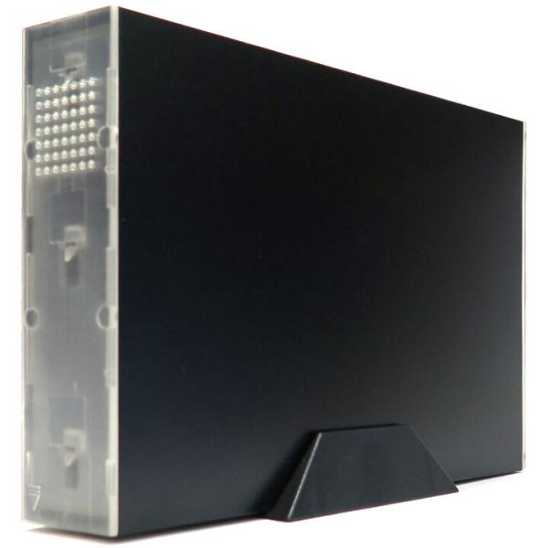 HDDCASE35U31BK  ブラック。快速20秒！！USB3.1 Gen1接続。スライドするだけの簡単組立。SATA接続3.5インチドライブに対応。最大容量16TBに対応！