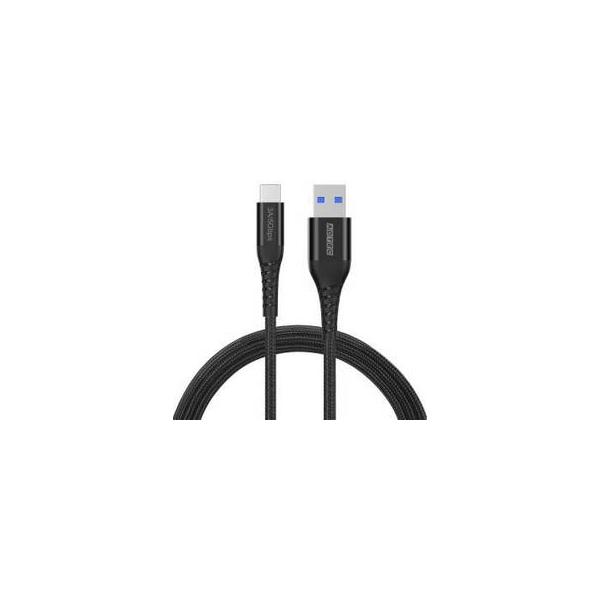 ADTEC アドテック USB3.0 5Gbps Type-AtoCケーブル 36W/3A対応 ブラック APC-V2006AC-U3-BK
