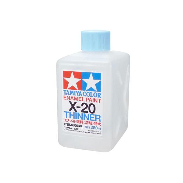 他サイト： TAMIYA タミヤ エナメル塗料 エナメル溶剤特大(X-20 250ml)の商品画像