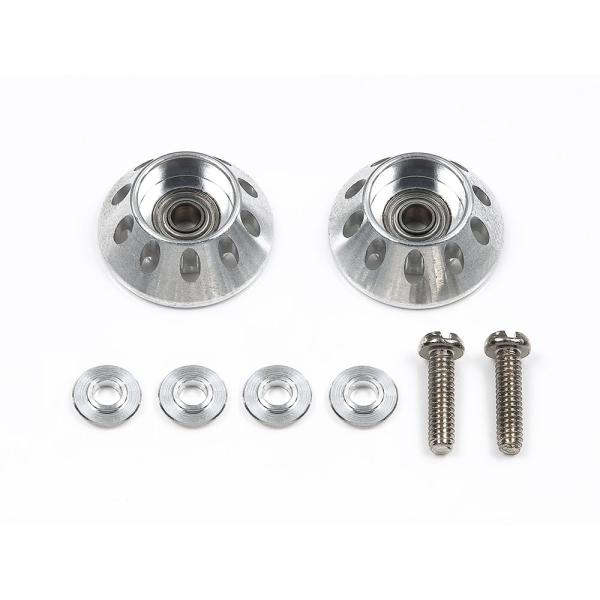 他サイト： TAMIYA タミヤ ミニ四駆特別企画（パーツ）HG 軽量13mmオールアルミベアリングローラー (テーパータイプ)95683の商品画像