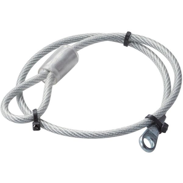 (4個セット)エレコム ESL-W0546 セキュリティロック ワイヤーのみ ( 0.5m / 径3.8mm ) ワイヤー ( 4.6mm× 0. 5m )