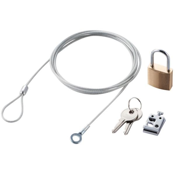 他サイト： ELECOM エレコム ノートパソコン＆マウス用セキュリティワイヤーロック ESL-3の商品画像