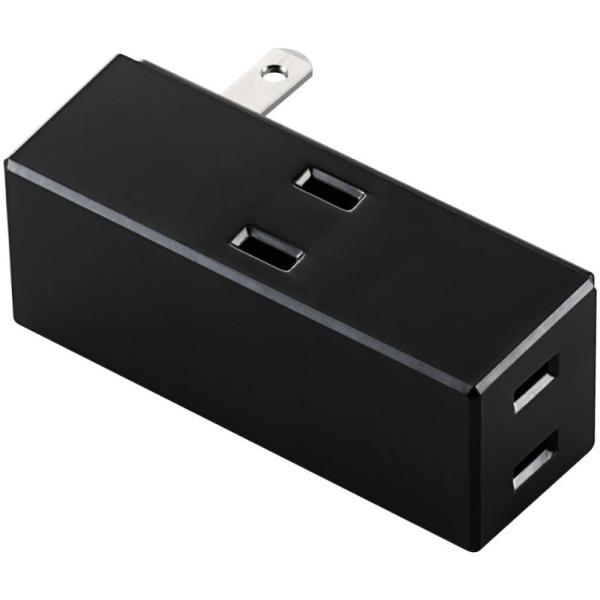 他サイト： ELECOM エレコム サイドタップ/3個口/ブラック T-TR04-2300BKの商品画像