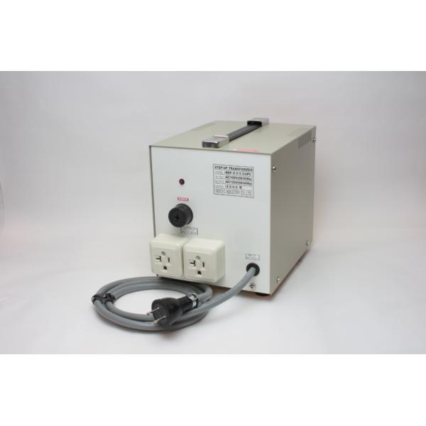 日章工業 NDF-3000UPU　ホワイト／シルバー 据置型アップ変圧器