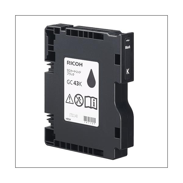 RICOH GC 43K ブラックインクカートリッジ 6個セット リコー（RICOH） RICOH SGカートリッジ ブラック GC 43K : NEXT
