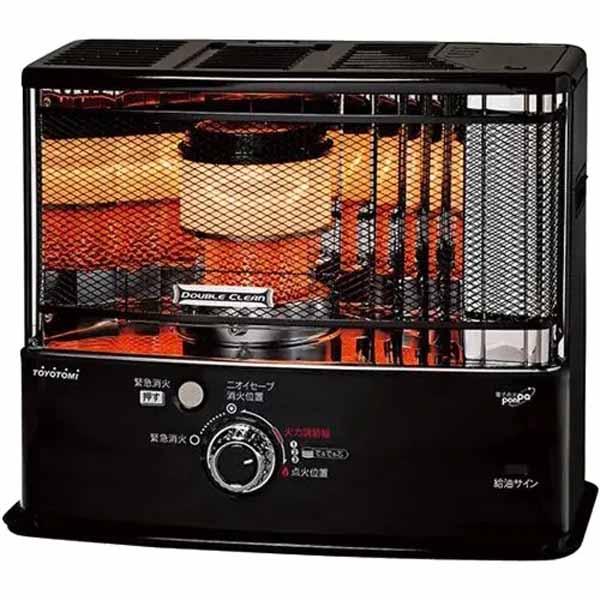 TOYOTOMI トヨトミ RC-W3624-B 反射型石油ストーブ「ダブルクリーン