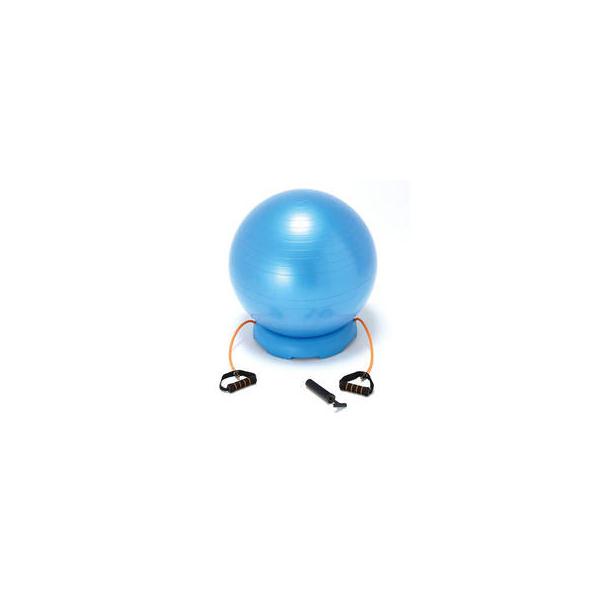 870309Aシェイフボール バランスボール商品に新顔登場！台座が付いて安心、エキスパンダーも装備！