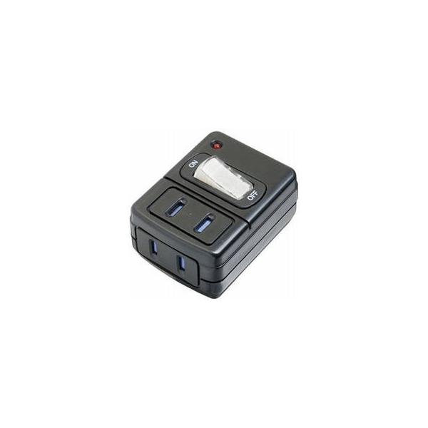 他サイト： YAZAWA YAZAWA 雷ガード付省エネタップ Y02FUSK210BKの商品画像