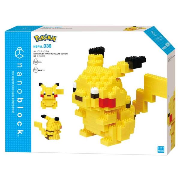 他サイト： KAWADA カワダ nanoblock ナノブロック ポケットモンスター ピカチュウDX NBPM036の商品画像