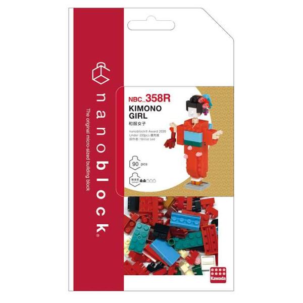 他サイト： KAWADA カワダ nanoblock ナノブロック 和服女子 NBC_358Rの商品画像