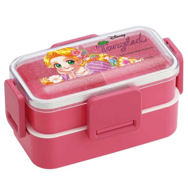 463273          ドーム型の蓋でふわっと盛れる2段のお弁当箱