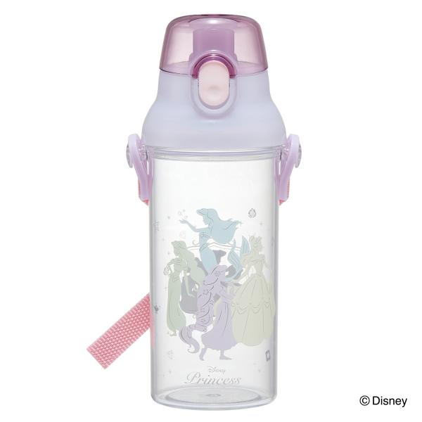 他サイト： SKATER スケーター 水筒 480ml 食洗機対応プラクリアボトル プリンセスシルエットの商品画像