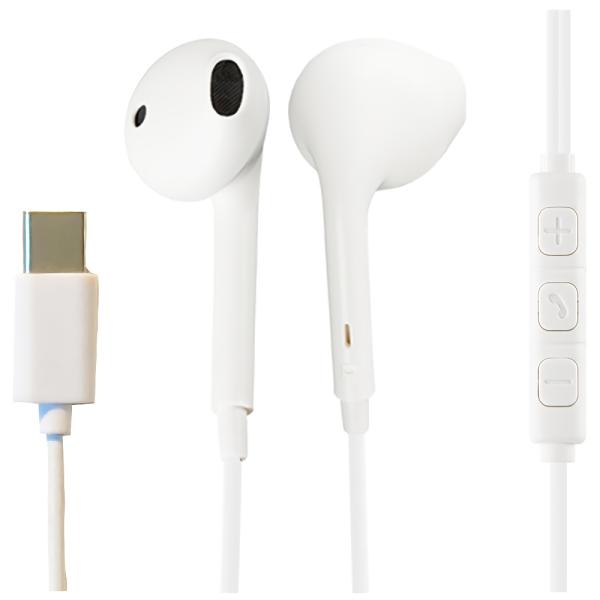 AXES アクセス AH-c88 WH Fit Type-Cハンズフリーイヤホン ホワイト