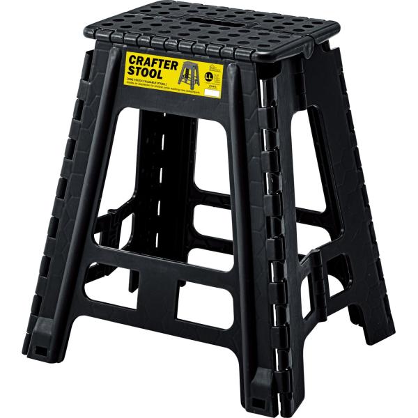 他サイト： 東谷 ROOM ESSENCE Crafter Stool クラフター スツール LLサイズ 高さ45cm ブラック LFS-413BKの商品画像