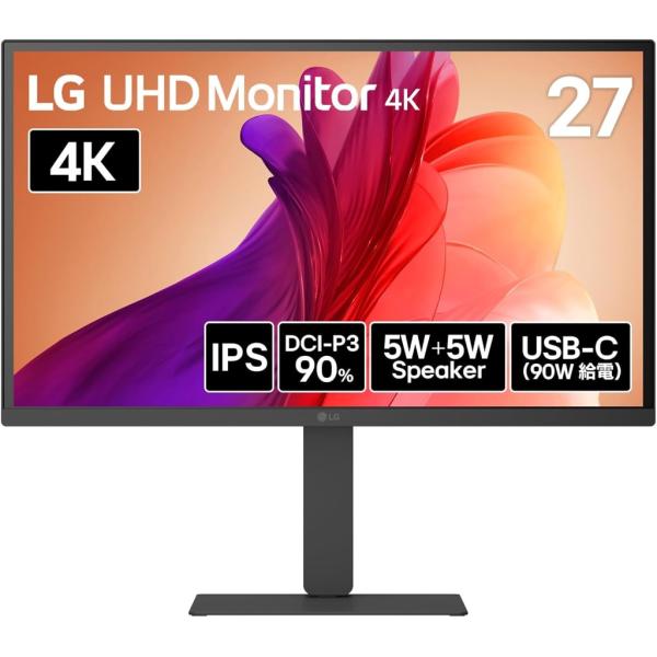 LG Electronics Japan 4K対応 27型ワイド液晶ディスプレイ(IPS