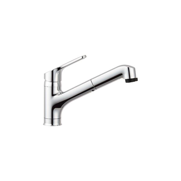 他サイト： LIXIL リクシル INAX キッチンワンホールハンドシャワー付シングルレバー混合水栓 RSF-833Yの商品画像