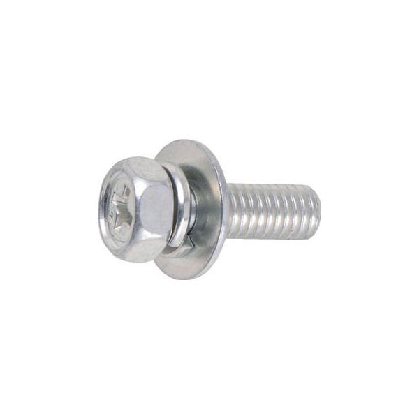 他サイト： TRUSCO トラスコ中山 組込ボルト アブセットP-3 三価白 サイズM5X35 19本入 B768-0535の商品画像