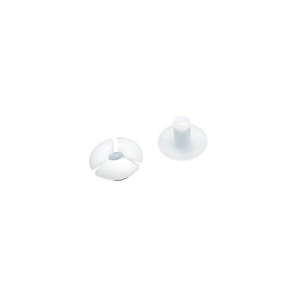 TRUSCO トラスコ中山 プラスチック留め具 フランジ径12mm板厚8.0mm以下用20S入 TSL-12-8