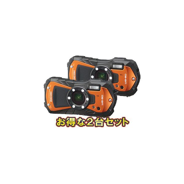 RICOH リコー WG-80（オレンジ）×2台セット【wg80set】 : murauchi.co