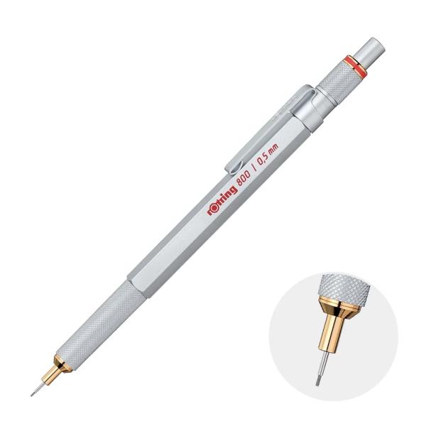 rOtring ロットリング ロットリング 800 メカニカルペンシル シルバー 0.5mm 1904449