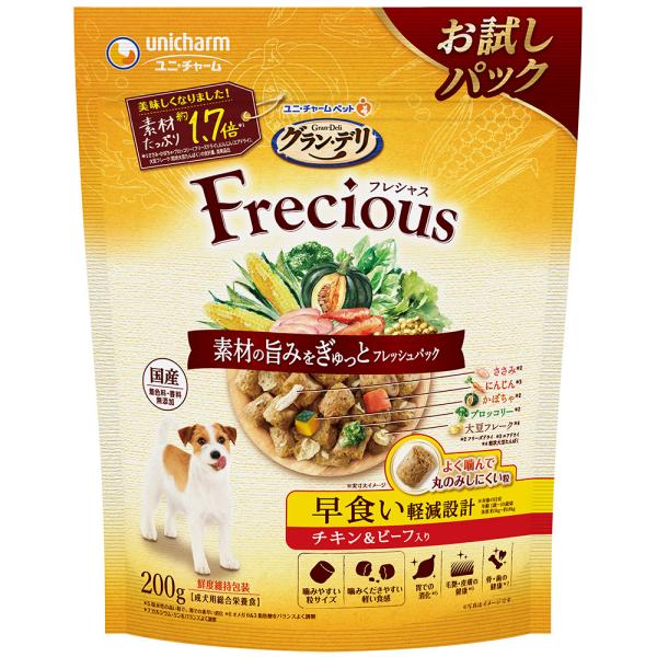 unicharm ユニ・チャーム グラン・デリ Frecious 早食い軽減設計 チキン&ビーフ入り