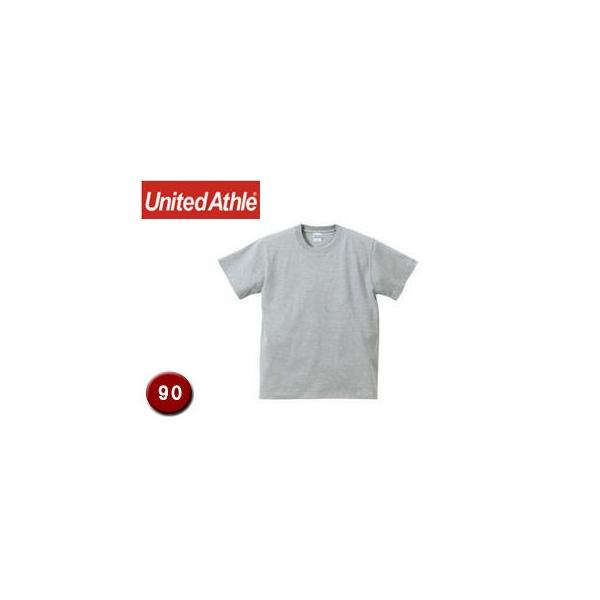 United Athle/ユナイテッドアスレ  500102C  5.6オンスTシャツ キッズサイズ 【90】 (ミックスグレー)