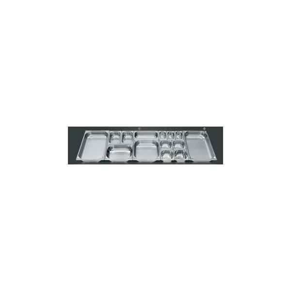 　 プロシェフ　18-8　ＧＮパン補強重なり防止付　１／２　２０mm