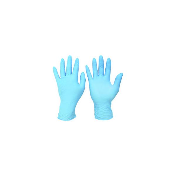 他サイト： MIDORI ANZEN ミドリ安全 ニトリル手袋 加硫促進剤不使用 ベルテ728 ブルー 粉無 100枚 Sサイズ VERTE-728-Sの商品画像