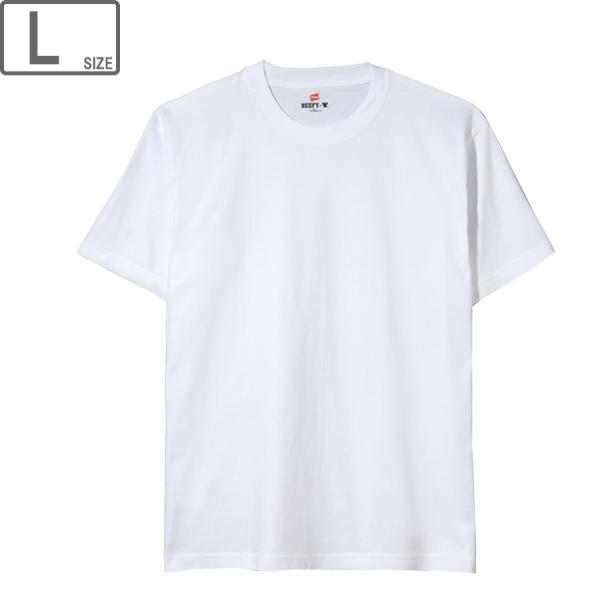 他サイト： Hanes ヘインズ 【ユニセックス】ビーフィー ショートスリーブ Tシャツ【ホワイト】【Lサイズ】H5180の商品画像