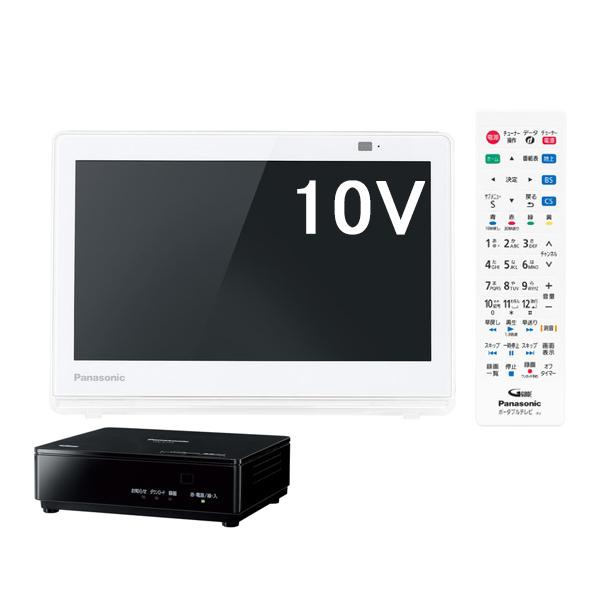 Panasonic パナソニック  【納期未定】UN-10E11-W（ホワイト）　防水10V型ポータブルテレビ