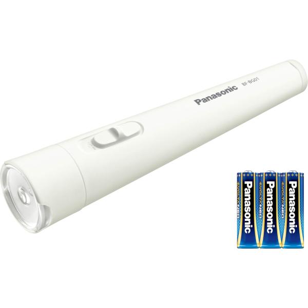 Panasonic パナソニック BF-BG01N(W)乾電池エボルタNEO付き LED懐中電灯