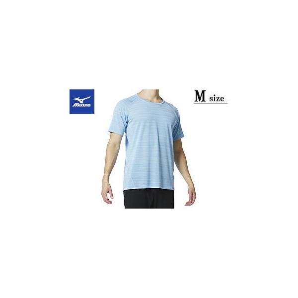 ミズノ mizuno  M DRY A/F Tシャツ Mサイズ エーテルブルー 32MA0061-19