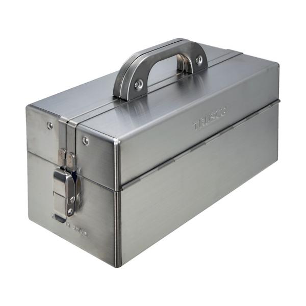 トラスコ中山(株) TRUSCO ステンレス両開きツールボックス 二段式