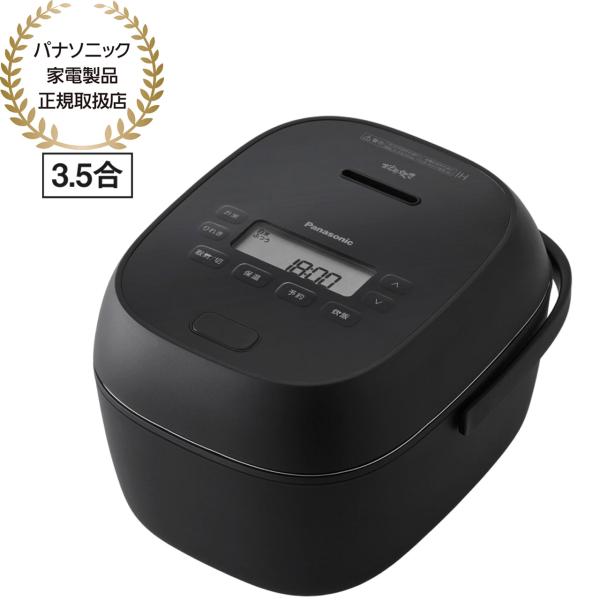 Panasonic パナソニック SR-C306E K ブラック 可変圧力IHジャー炊飯器 3.5合炊き コンパクトなおどり炊き
