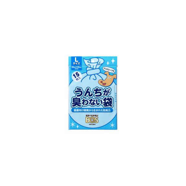 KURILON クリロン化成 うんちが臭わない袋 BOS イヌ用 Lサイズ 15枚入