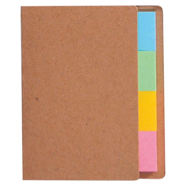 22651610        目印や、ちょっとしたメモ・伝言に!カバーはクラフト紙を使用し、ふせんは再生紙を使用した環境にやさしいふせんです。