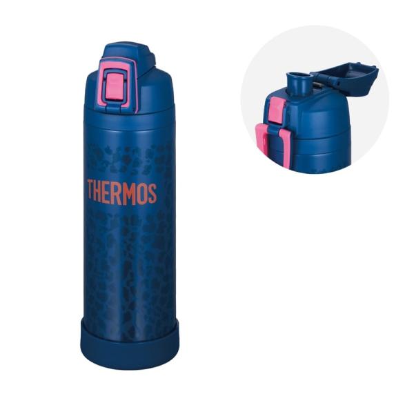 THERMOS サーモス 真空断熱スポーツボトル 【ネイビーピンク】【1L
