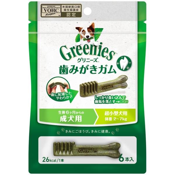 他サイト： MARS マースジャパンリミテッド グリニーズ プラス 成犬用 超小型犬用 2-7kg 6本の商品画像