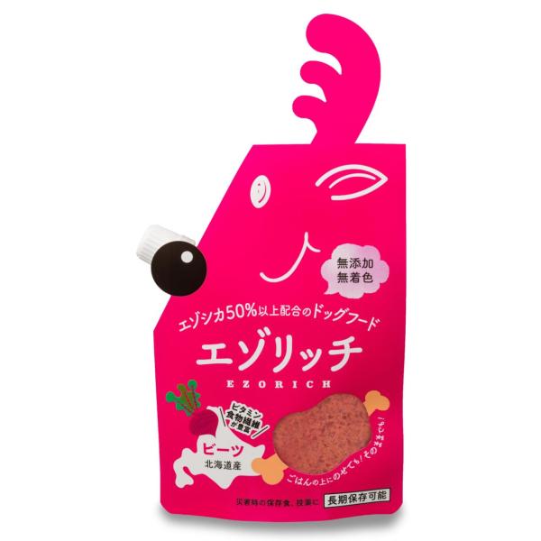エゾリッチ ビーツ ドッグフード 北海道産エゾシカ肉50%以上配合