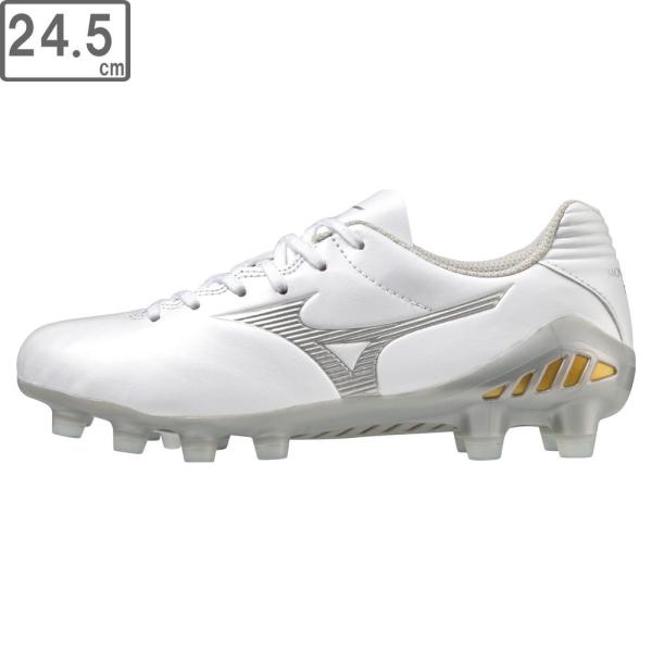 ミズノ mizuno  【ジュニア】モナルシーダ ネオ2 プロ Jr【ホワイト×シルバー】【24.5cm】【2E】P1GB2320