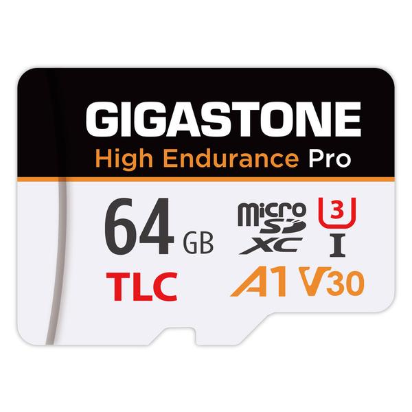 Gigastone microSDXCカード 64GB 高耐久Pro TLCチップ UHS-I U3 A1 V30