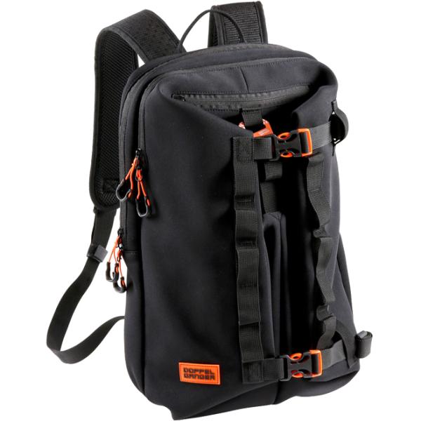 他サイト： doppelganger ドッペルギャンガー 【代引不可】モトバックパック メットイン 28L (ブラック) DBT608-BKの商品画像