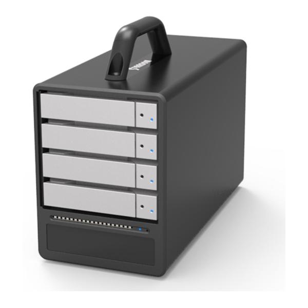 ST4-U6-B        SAS 12G JBODストレージは、4ベイ2.5インチ/3.5インチSAS/SATA III HDD/SSDをサポートします。