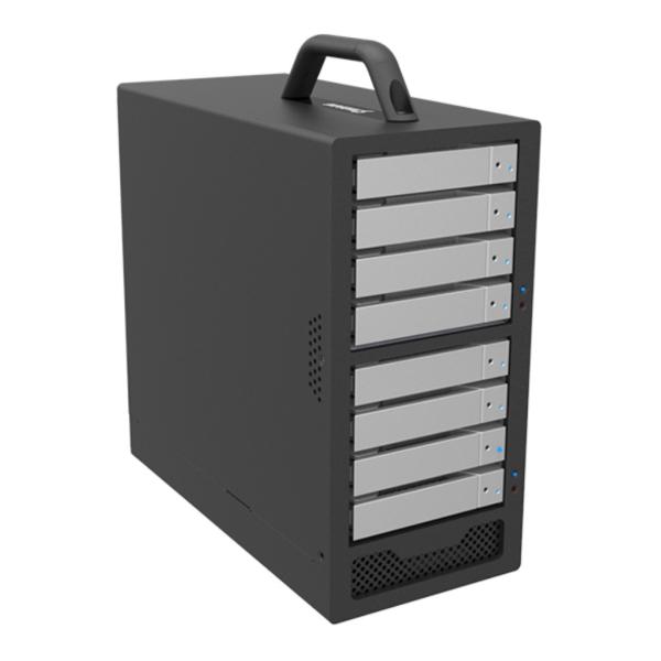 ST8-U6-B        SAS 12G JBODストレージは、8ベイ2.5インチ/3.5インチSAS/SATA III HDD/SSDをサポートします。