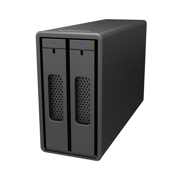 ST2-B31-B       ブラック。USB Gen 2 (10G) インターフェースをサポートする RAID ストレージデバイス