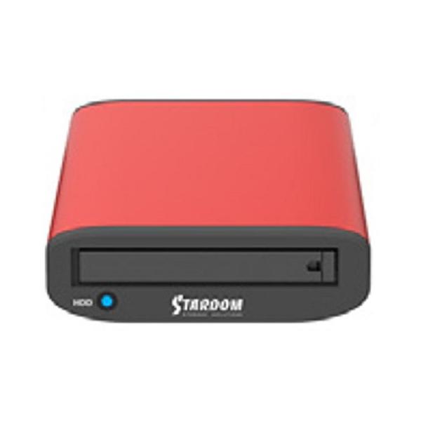 MT1-B31P+ RED   レッド。1 x 2.5インチ SATA III HDD/SSD 外部ストレージをサポート