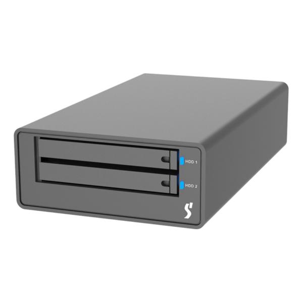 MR2-B31BP-B     USB 3.2 Gen 2 Type-C、ホットスワップ、4つのRAIDモードを備えた2ベイハードウェアRAIDストレージデバイス