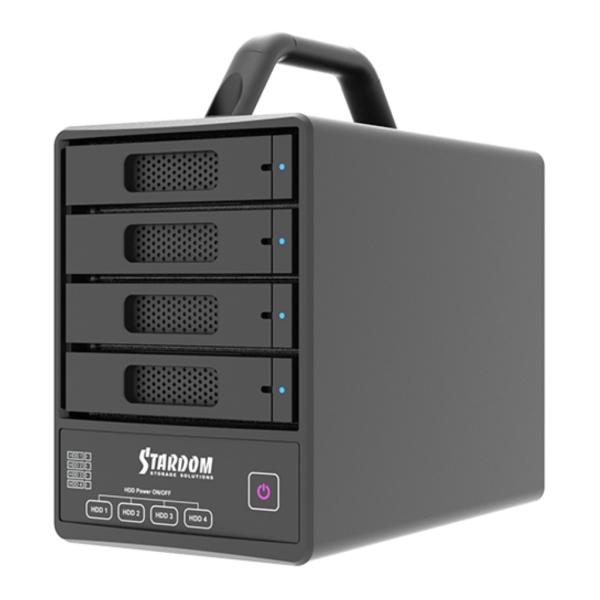 ST4-B31-B       多用途JBODストレージソリューション：ST4-B31 - 4ベイ2.5インチ/3.5インチSATA III HDD/SSDドライブに対応
